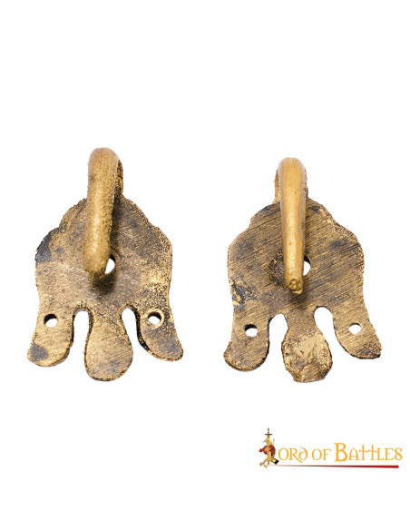 Set 2 crochets Viking avec le corbeau...