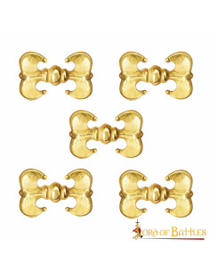 Set 5 ornements décoratifs pour costumes médiévaux