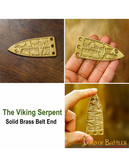 Embout de ceinture viking décoratif...
