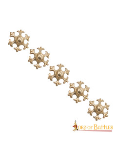 Set 5 pièces décoratives fleur de lys 2