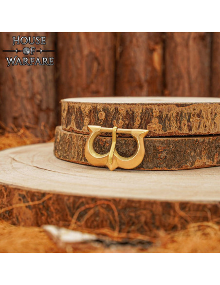 Boucle médiévale en laiton pour...