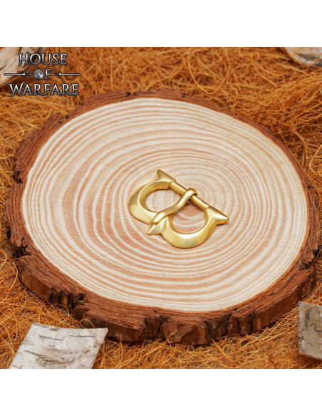 Boucle médiévale en laiton pour...