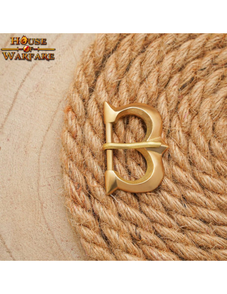 Boucle médiévale en laiton pour...