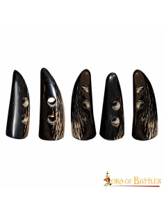 Set 5 fermoirs cor médiévaux