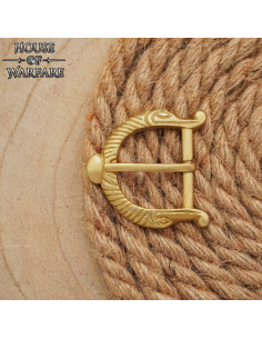 Boucle de ceinture viking en laiton