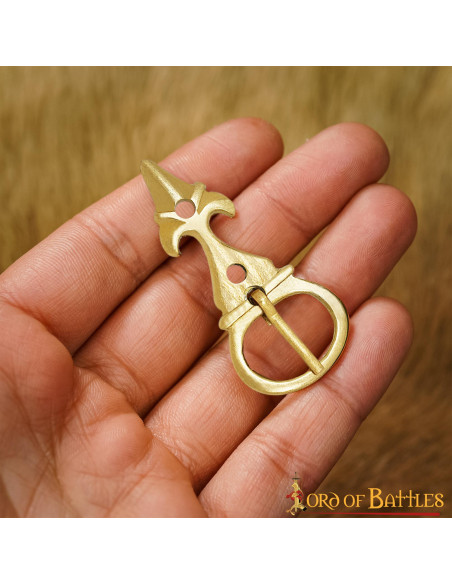 Lot de 5 boucles médiévales fleur de...