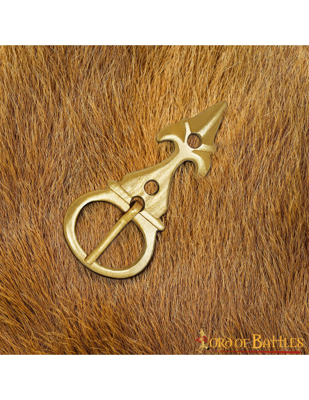 Lot de 5 boucles médiévales fleur de...