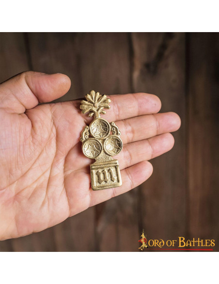 Trèfle médiéval décoratif pour ceintures