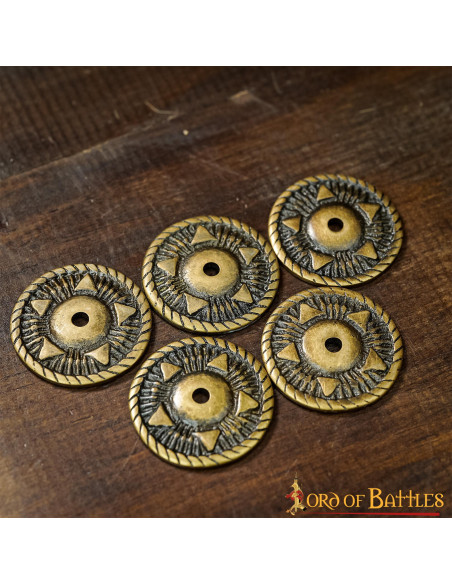 Ensemble de 5 ornements pentagramme...