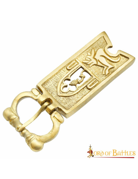 Boucle chardon pour ceintures médiévales