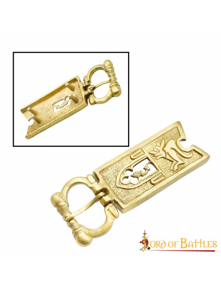 Boucle chardon pour ceintures médiévales