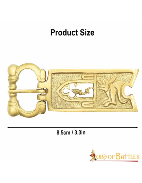 Boucle chardon pour ceintures médiévales