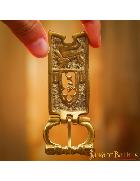 Boucle chardon pour ceintures médiévales