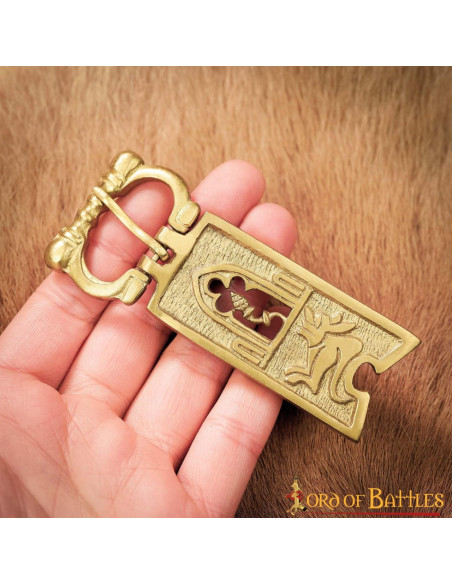 Boucle chardon pour ceintures médiévales