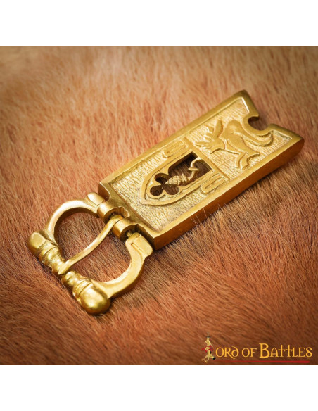 Boucle chardon pour ceintures médiévales