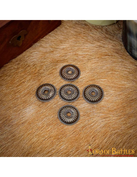 Ensemble de 5 ornements médiévaux en...