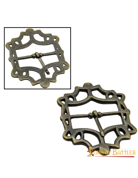 Boucle de ceinture pirate en laiton...