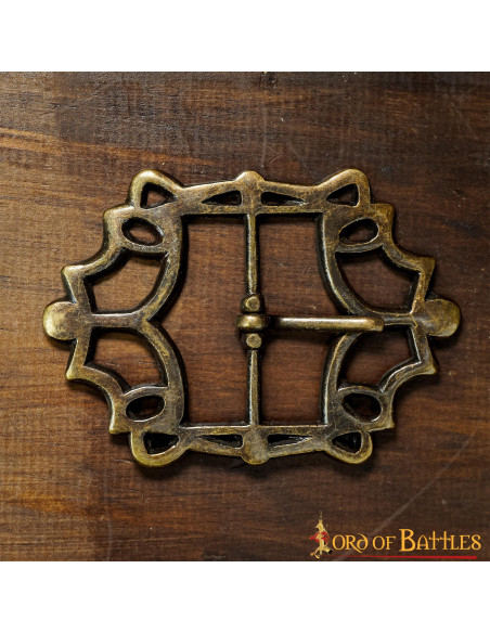 Boucle de ceinture pirate en laiton...