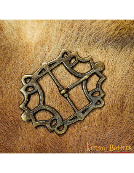 Boucle de ceinture pirate en laiton...