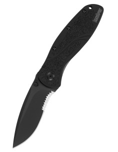 Couteau de poche Kershaw Blur Black, dentelé