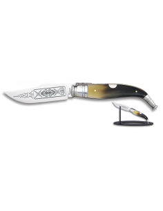 Rasoir classique Deluxe décoré (lame : 10 cm.)