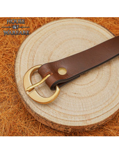 Petite boucle de ceinture médiévale en laiton 2