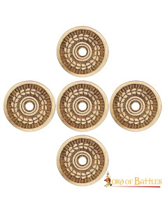 Ensemble de 5 ornements de couronne de laurier pour...