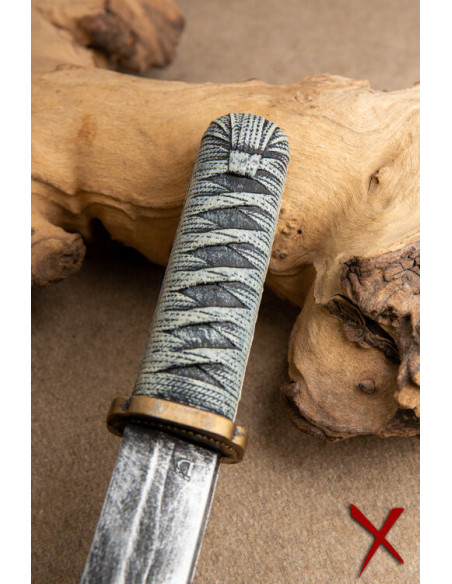 Couteau de lancer tons gris, type...