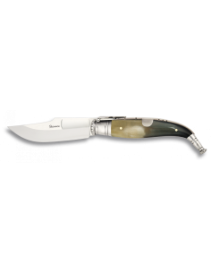 Canif espagnol manche corne de taureau (lame 6 cm.)