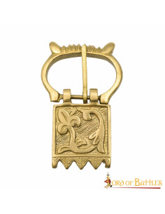 Boucle et finition florale pour ceintures médiévales 2