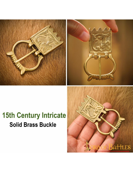 Boucle et finition florale pour...