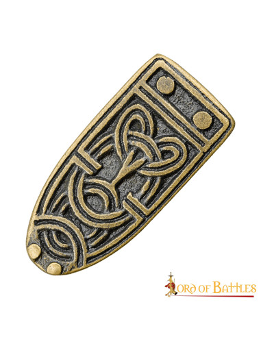 Embout décoratif pour ceintures celtiques et vikings
