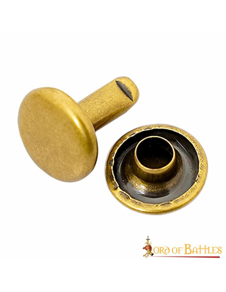 Lot de 100 boutons, type rivet, en...