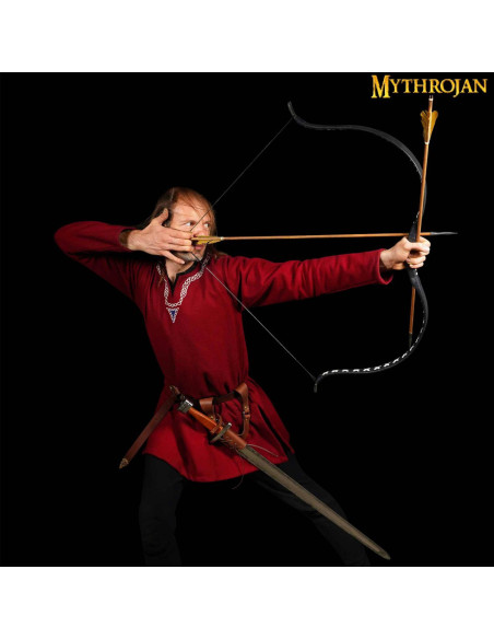 Tahalí marron pour épées, main droite