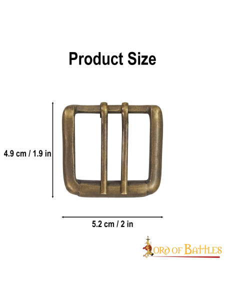 Lot de 3 boucles de ceinture vintage...