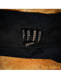 Lot de 5 fermetures corne spirale pour vêtements ou sacs 2