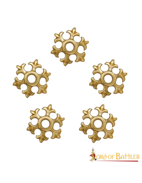 Set 5 fleurs médiévales pour...