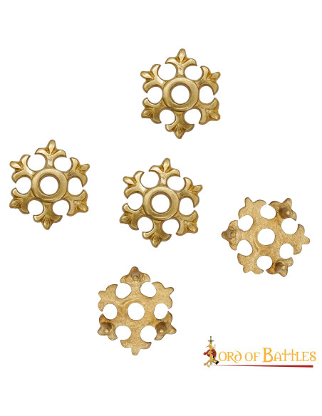 Set 5 fleurs médiévales pour...