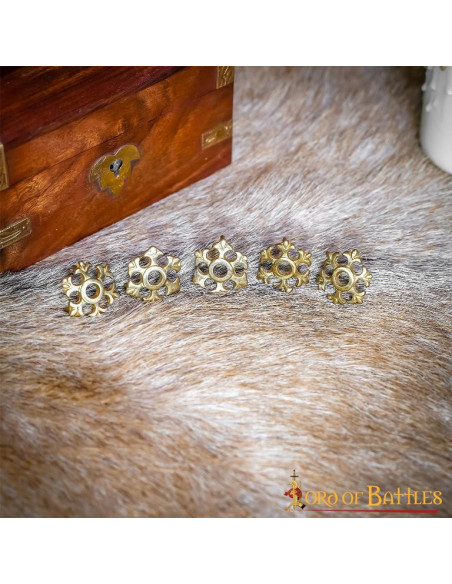 Set 5 fleurs médiévales pour...