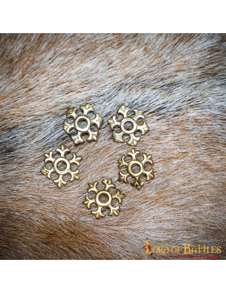 Set 5 fleurs médiévales pour...