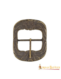 Ensemble de 3 boucles de ceinture médiévales vieillies 2