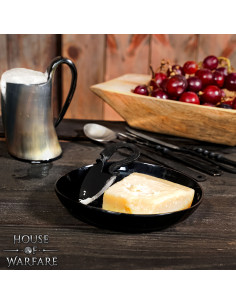 Assiette médiévale en corne de corne (15 cm.) 2