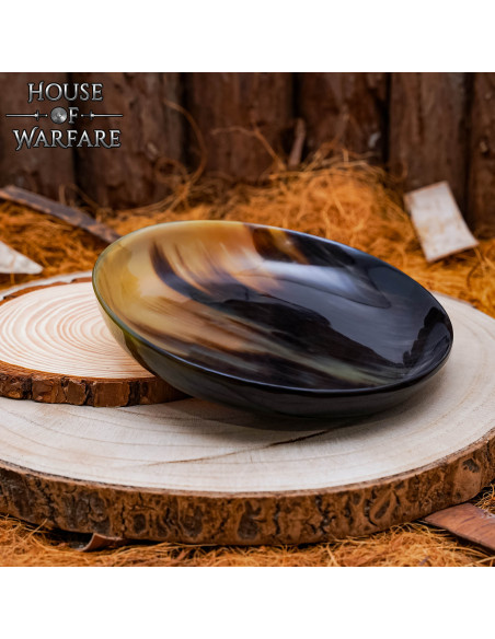 Assiette médiévale en corne de corne...