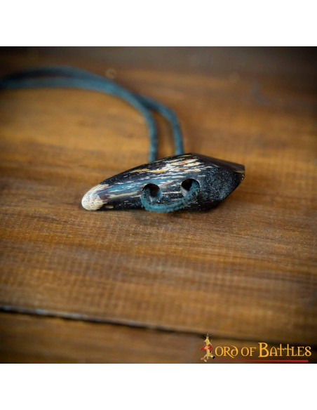 Lot de 5 fermoirs corne 2 trous pour...