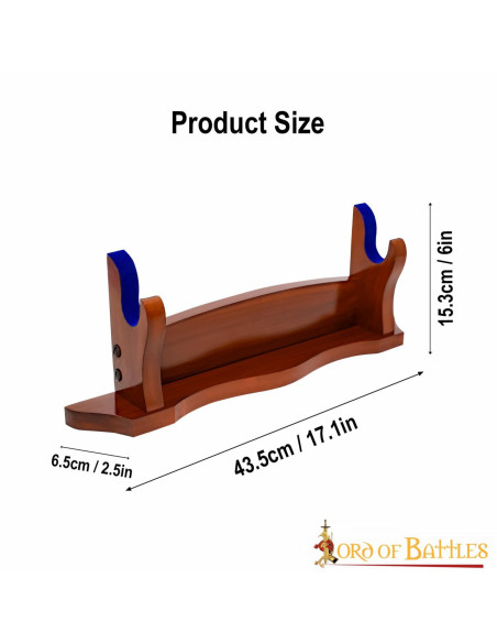 Support en bois pour katana, hache ou...