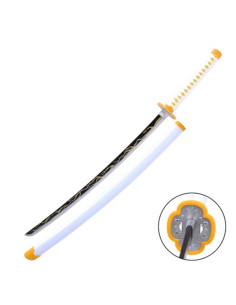 Katana en bambou Zenitsu Agatsuma de Kimetsu No Yaiba...