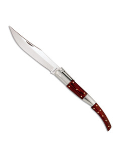 Couteau de poche arabe en stamina rouge, 21,5 cm.