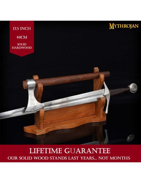 Support de bureau en bois pour 2 armes