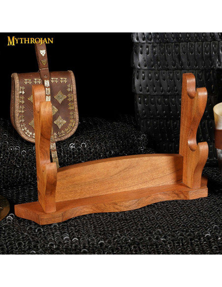 Support de bureau en bois pour 2 armes