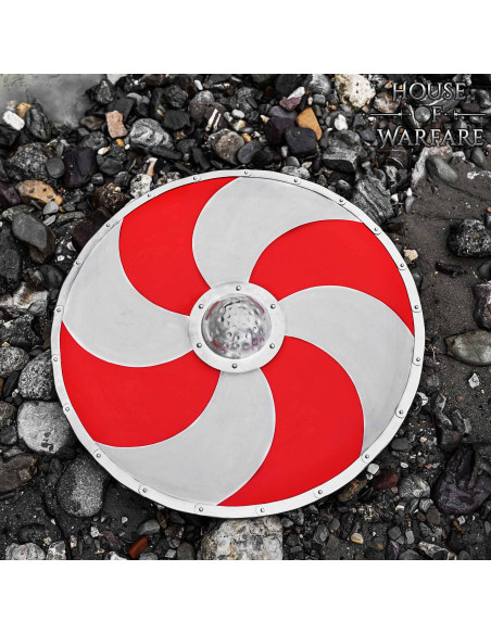 Umbo en argent pour boucliers viking...